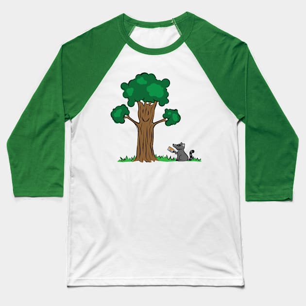 If Trees Could Talk Baseball T-Shirt by StarkContrastDesigns